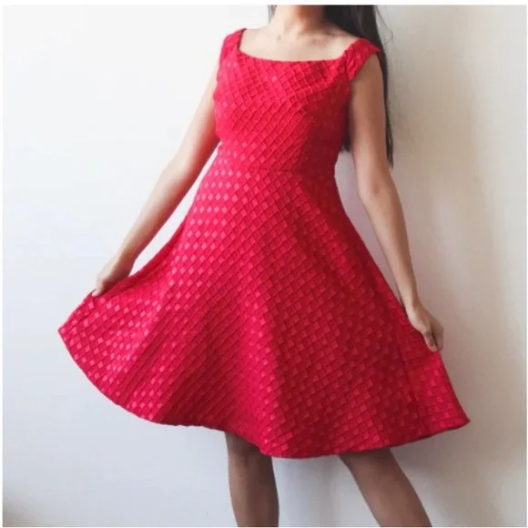 moulinette soeurs red dress Anthropologie Moulinette Soeurs Dress 2P